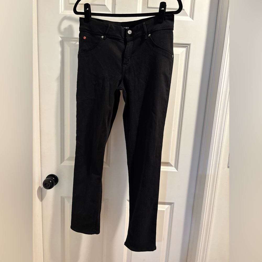 Hudson Collin Black Skinny Jeans